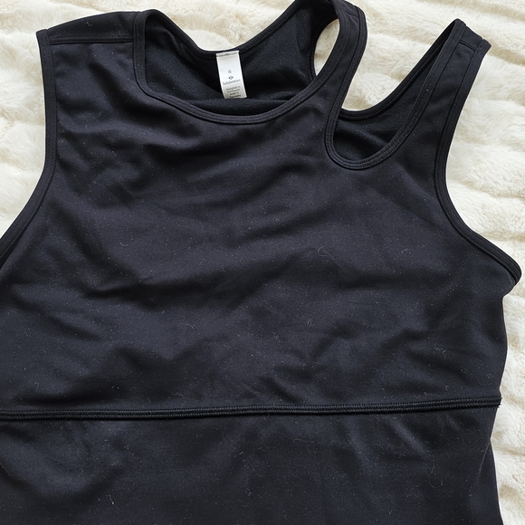 Womens Lululemon Athletica Black Tank Top Size 6 - Picture 4 of 4